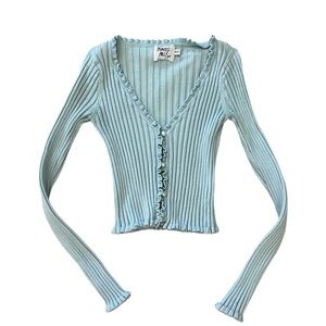 Princess Polly Ollie Blue Cardigan With Pearl Buttons 🩵